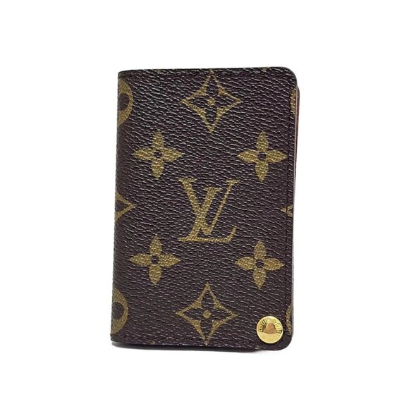 LOUIS VUITTON Porte Cartes Credit Pression Monogram bran-165-090425 - Picture 1 of 4
